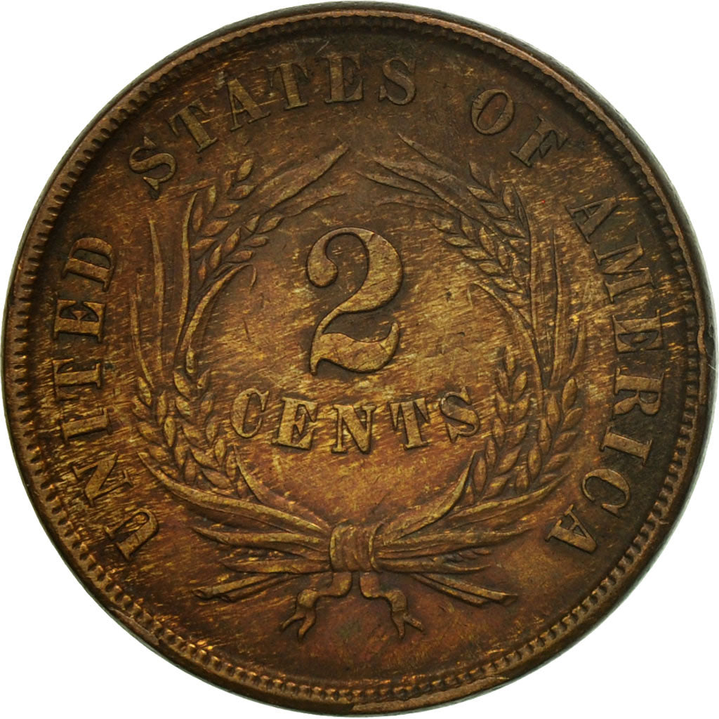Coin, United States, 2 Cents, 1864, U.S. Mint, Philadelphia, EF(40-45)