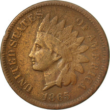 Coin, United States, Indian Head Cent, Cent, 1865, U.S. Mint, Philadelphia