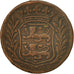 Coin, Netherlands, WEST FRIESLAND, Duit, 1741, EF(40-45), Copper, KM:126