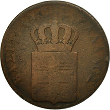 Coin, Greece, Othon, 10 Lepta, 1837, F(12-15), Copper, KM:17