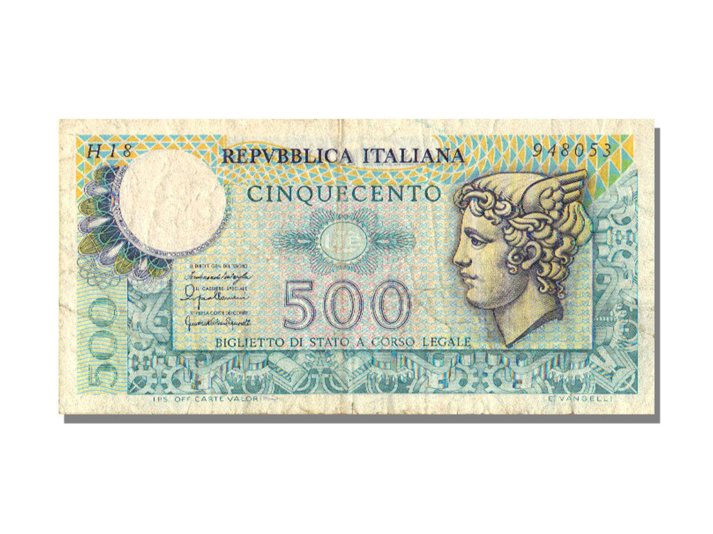 Italy, 500 Lire, 1976, 1976-12-20, EF(40-45)
