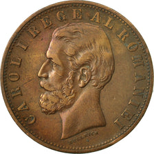 Coin, Romania, Carol I, 5 Bani, 1883, EF(40-45), Copper, KM:19
