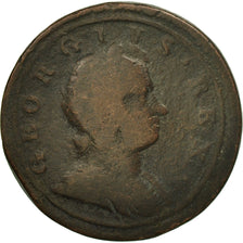 Monnaie, Grande-Bretagne, George I, 1/2 Penny, 1724, B, Cuivre, KM:557