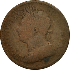 Coin, Ireland, 1/2 Penny, 1822, F(12-15), Copper, KM:150