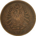 Moneta, GERMANIA - IMPERO, Wilhelm I, Pfennig, 1874, Frankfurt, BB, Rame, KM:1