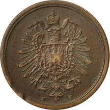 Coin, GERMANY - EMPIRE, Wilhelm I, Pfennig, 1887, Munich, EF(40-45), Copper