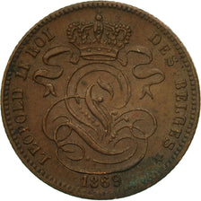 Coin, Belgium, Leopold II, Centime, 1869, EF(40-45), Copper, KM:33.1