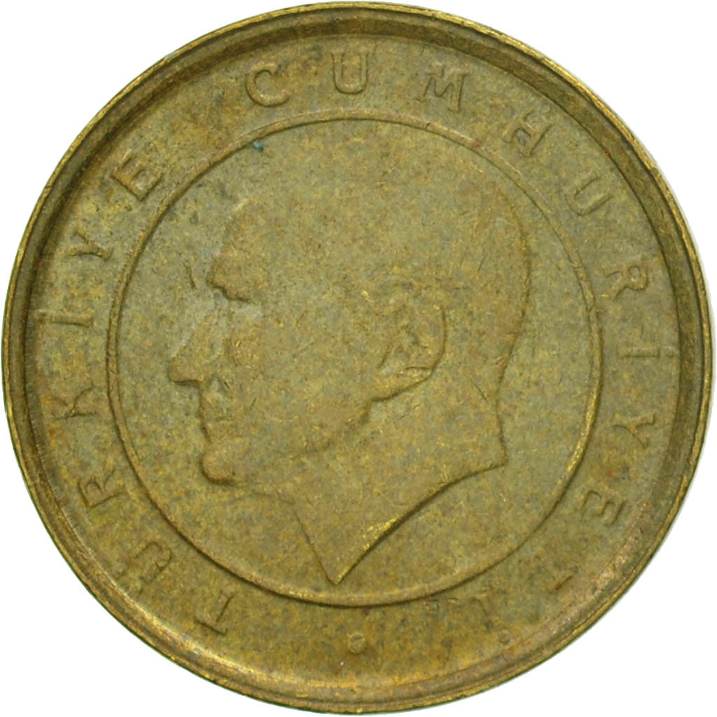 Coin, Turkey, New Kurus, 2005, Istanbul, EF(40-45), Aluminum-Bronze, KM:1164