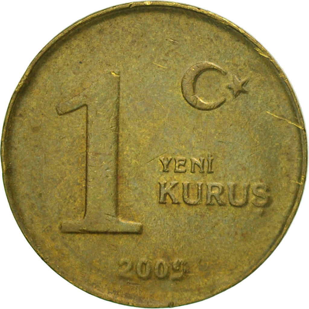 Coin, Turkey, New Kurus, 2005, Istanbul, EF(40-45), Aluminum-Bronze, KM:1164