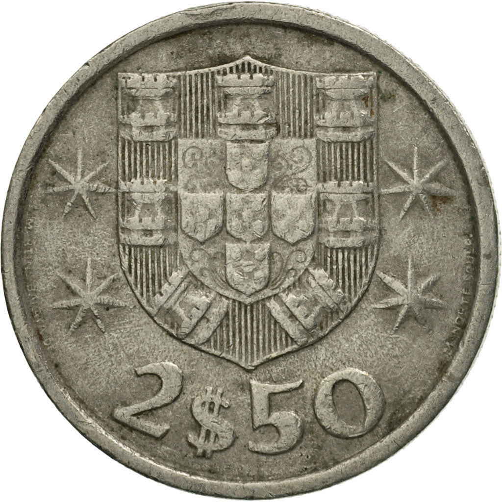 Monnaie, Portugal, 2-1/2 Escudos, 1982, TTB, Copper-nickel, KM:590