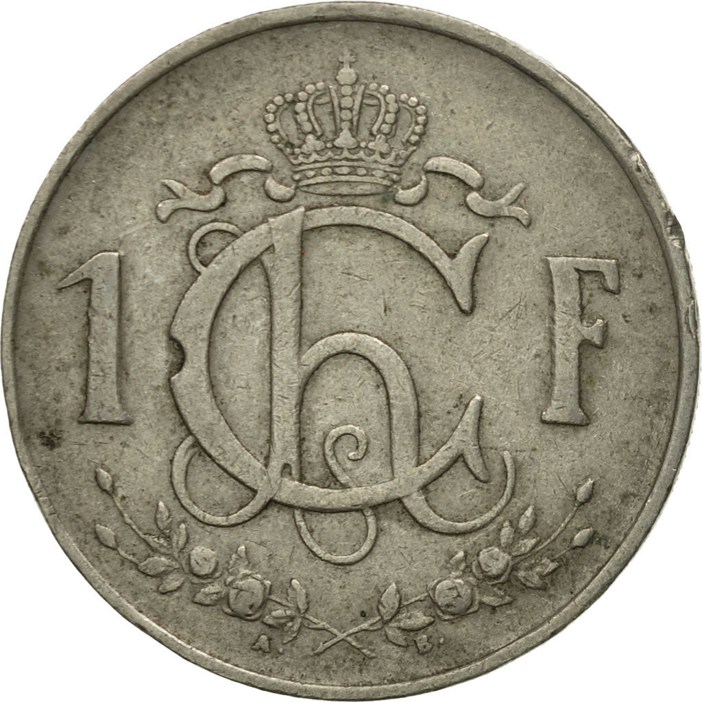 Monnaie, Luxembourg, Charlotte, Franc, 1952, TB+, Copper-nickel, KM:46.2