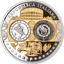 Italy, Medal, Euro, Europa, MS(65-70), Silver