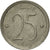 Moneta, Belgia, 25 Centimes, 1975, Brussels, EF(40-45), Miedź-Nikiel, KM:154.1