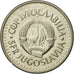 Coin, Yugoslavia, 5 Dinara, 1991, AU(50-53), Copper-Nickel-Zinc, KM:144