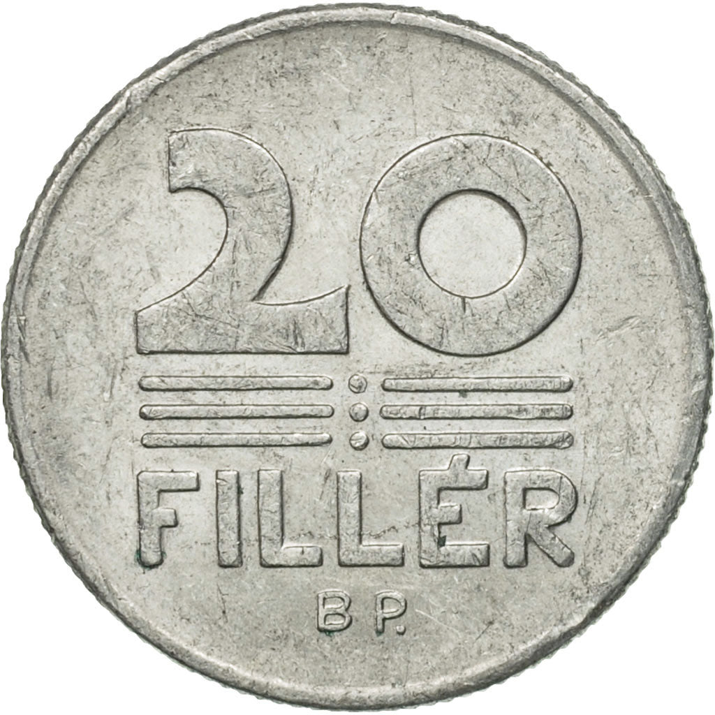 Münze, Ungarn, 20 Fillér, 1975, Budapest, SS+, Aluminium, KM:573