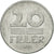 Moneta, Węgry, 20 Fillér, 1975, Budapest, AU(50-53), Aluminium, KM:573