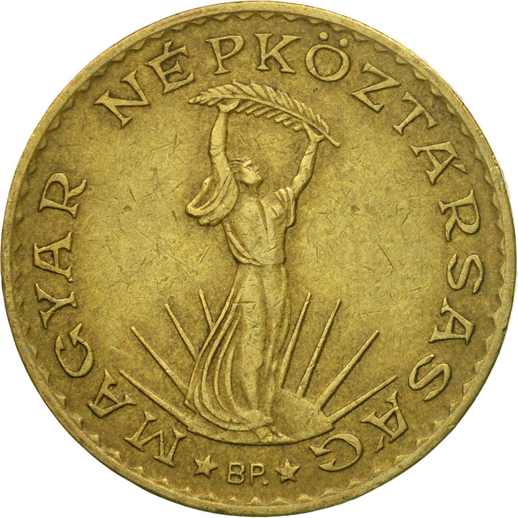 Moneda, Hungría, 10 Forint, 1984, Budapest, BC+, Aluminio - bronce, KM:636