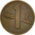 Moneda, Suiza, Rappen, 1970, Bern, MBC, Bronce, KM:46