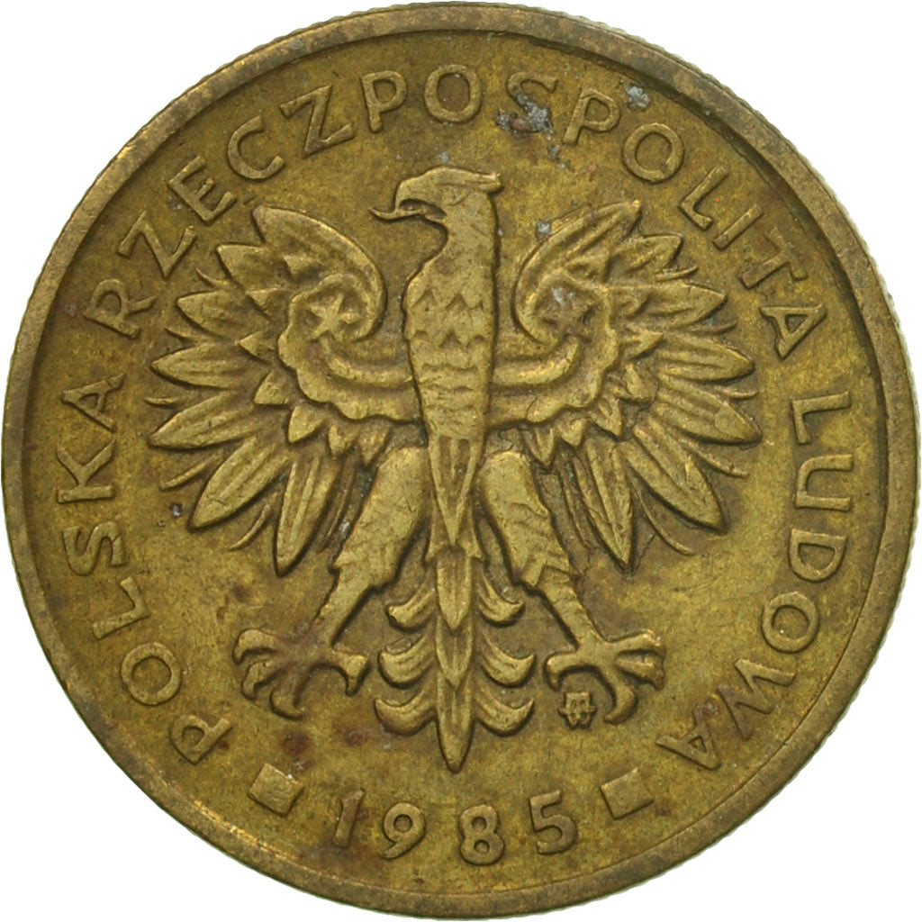 Monnaie, Pologne, 2 Zlote, 1985, Warsaw, TB+, Laiton, KM:80.1