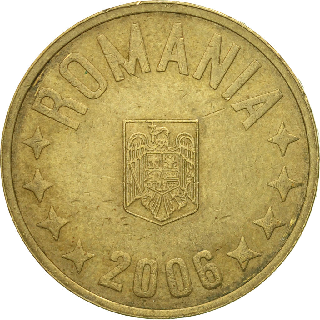 Monnaie, Roumanie, 50 Bani, 2006, Bucharest, TB+, Nickel-brass, KM:192