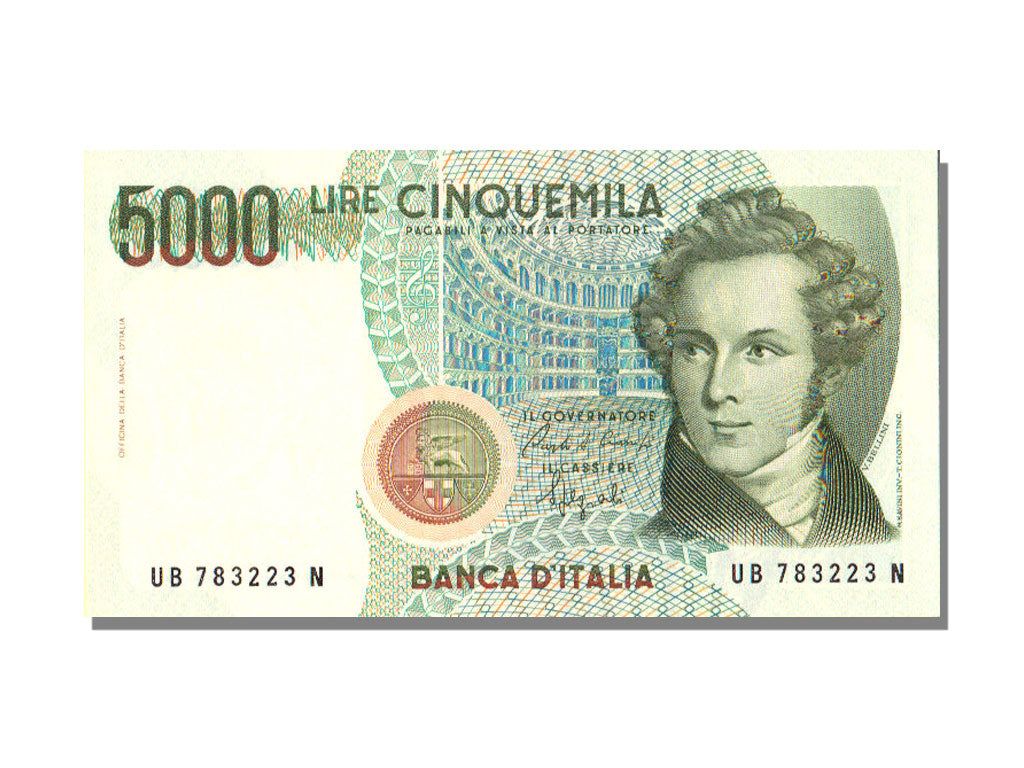 Italy, 5000 Lire, 1985, 1985-01-04, UNC(65-70)