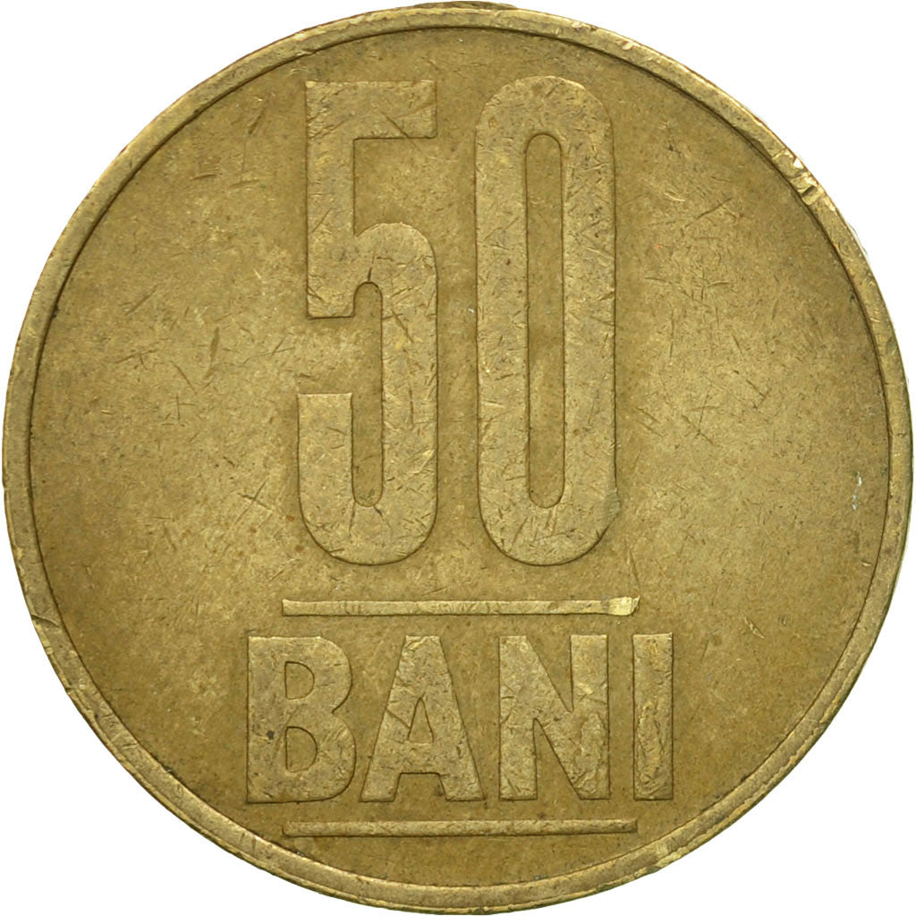 Coin, Romania, 50 Bani, 2005, Bucharest, VF(20-25), Nickel-brass, KM:192