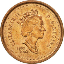 Coin, Canada, Elizabeth II, Cent, 2002, Royal Canadian Mint, EF(40-45), Copper