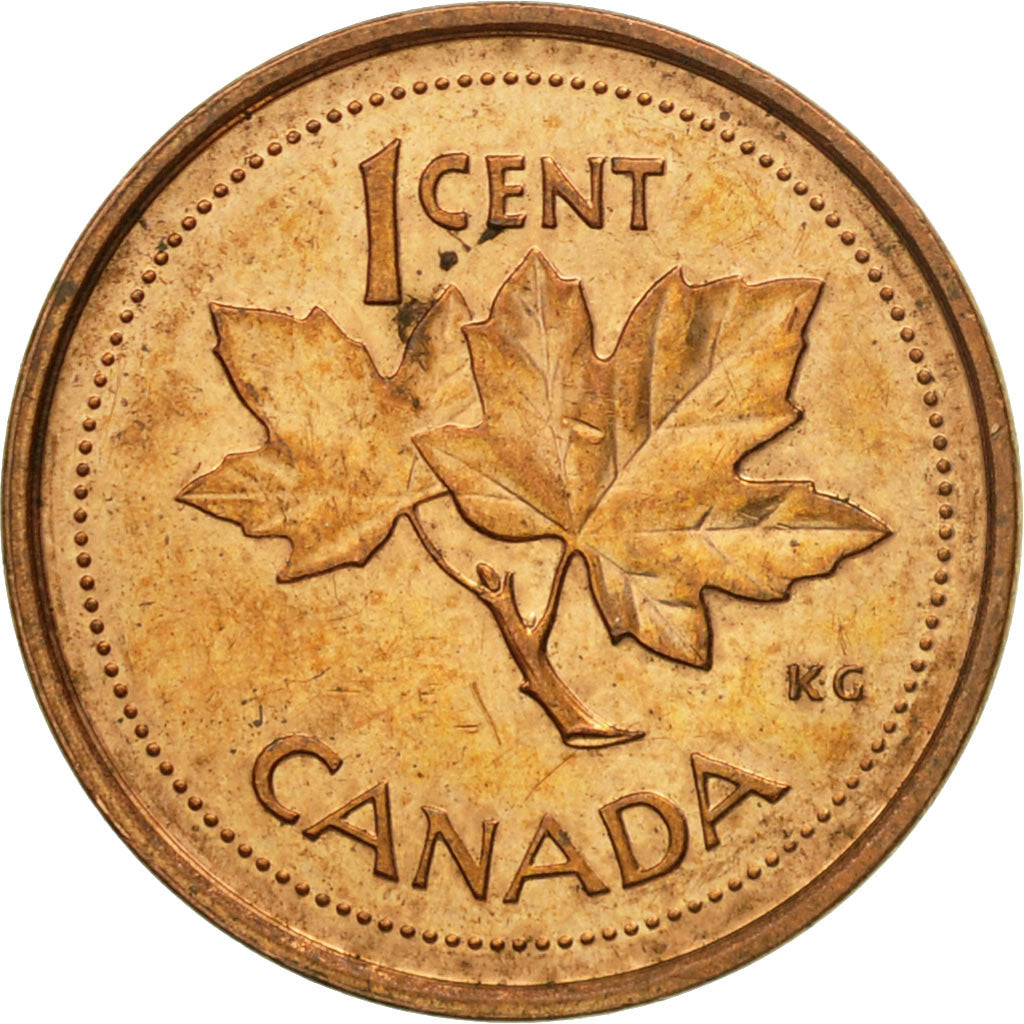 Coin, Canada, Elizabeth II, Cent, 2002, Royal Canadian Mint, EF(40-45), Copper