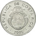 Munten, Costa Rica, 10 Colones, 2005, ZF+, Aluminium, KM:228b
