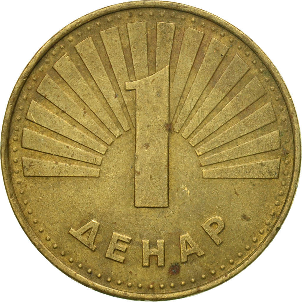 Moneta, Macedonia, Denar, 1997, MB, Ottone, KM:2