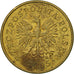 Moneta, Polska, 2 Grosze, 2005, Warsaw, VF(30-35), Mosiądz, KM:277