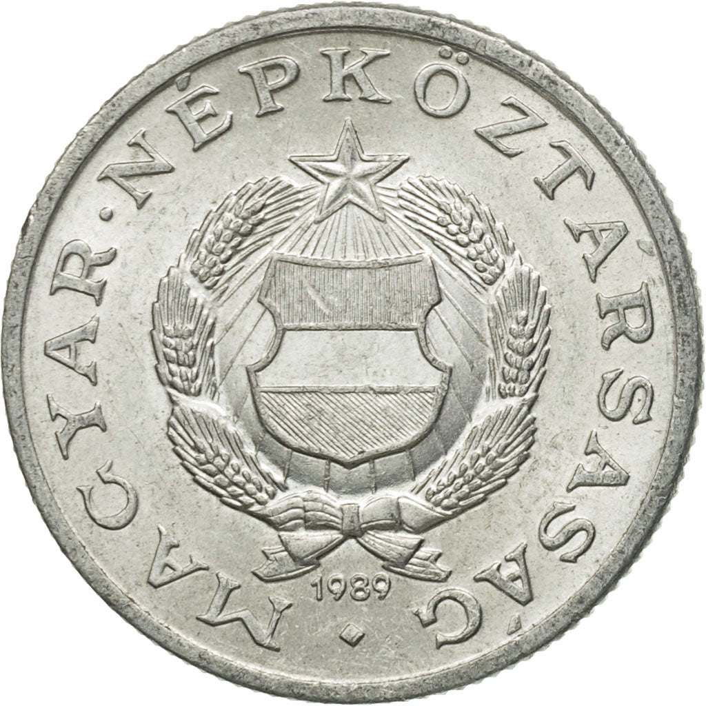 Münze, Ungarn, Forint, 1989, Budapest, SS+, Aluminium, KM:575
