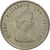 Moneda, Estados del Caribe Oriental , Elizabeth II, 25 Cents, 1997, MBC, Cobre -