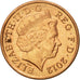 Coin, Great Britain, Elizabeth II, Penny, 2012, EF(40-45), Copper Plated Steel