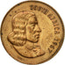 Moneda, Sudáfrica, 2 Cents, 1967, BC+, Bronce, KM:66.1