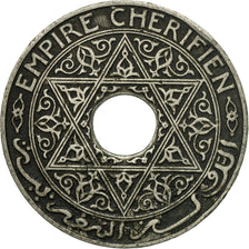 Coin, Morocco, Yusuf, 25 Centimes, 1921, bi-Bariz, Paris, AU(50-53)