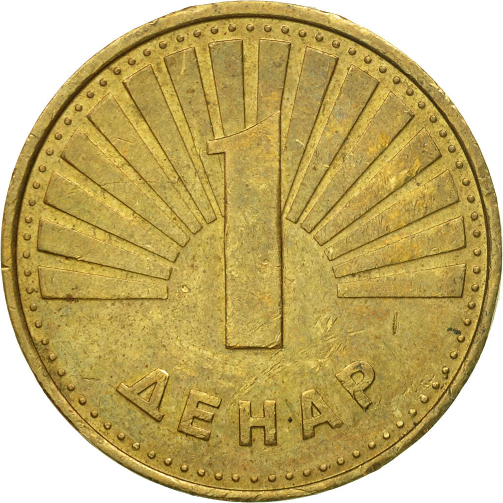 Coin, Macedonia, Denar, 2006, EF(40-45), Brass, KM:2