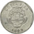 Coin, Costa Rica, 5 Colones, 1989, EF(40-45), Stainless Steel, KM:214.1