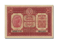 Italy, 20 Lire, 1918, 1918-01-02, UNC(63)