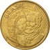Monnaie, Brésil, 25 Centavos, 2010, TTB+, Bronze Plated Steel, KM:650