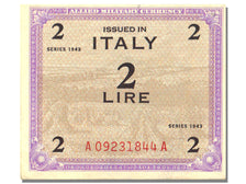 Italy, 2 Lire, 1943, KM #M11b, AU(55-58), A