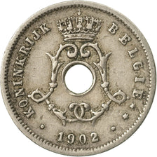 Coin, Belgium, 5 Centimes, 1902, EF(40-45), Copper-nickel, KM:47
