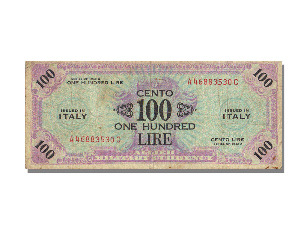 Italy, 100 Lire, 1943, VF(30-35), A