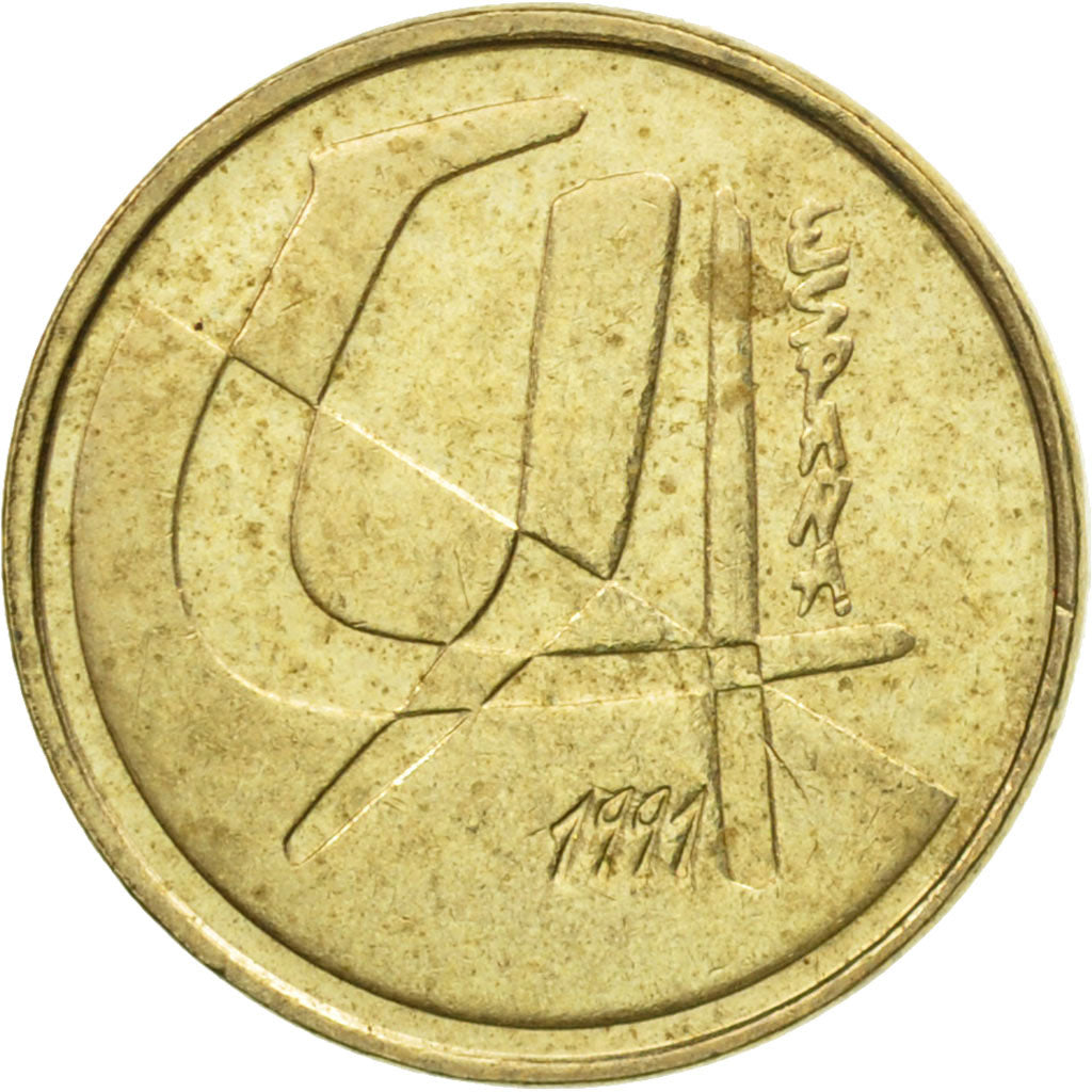 Coin, Spain, Juan Carlos I, 5 Pesetas, 1999, Madrid, VF(30-35), Aluminum-Bronze