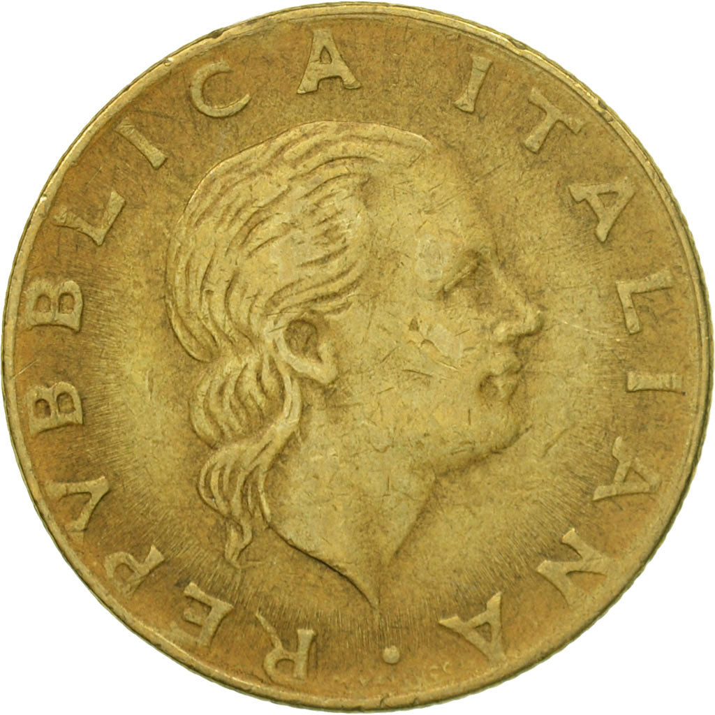 Monnaie, Italie, 200 Lire, 1981, Rome, TB, Aluminum-Bronze, KM:105
