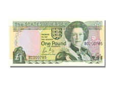 Banknote, Jersey, 1 Pound, KM:15a, UNC(65-70)