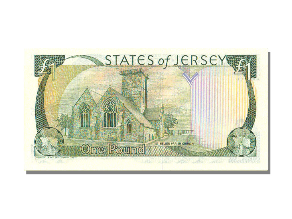 Banknote, Jersey, 1 Pound, KM:15a, UNC(65-70)