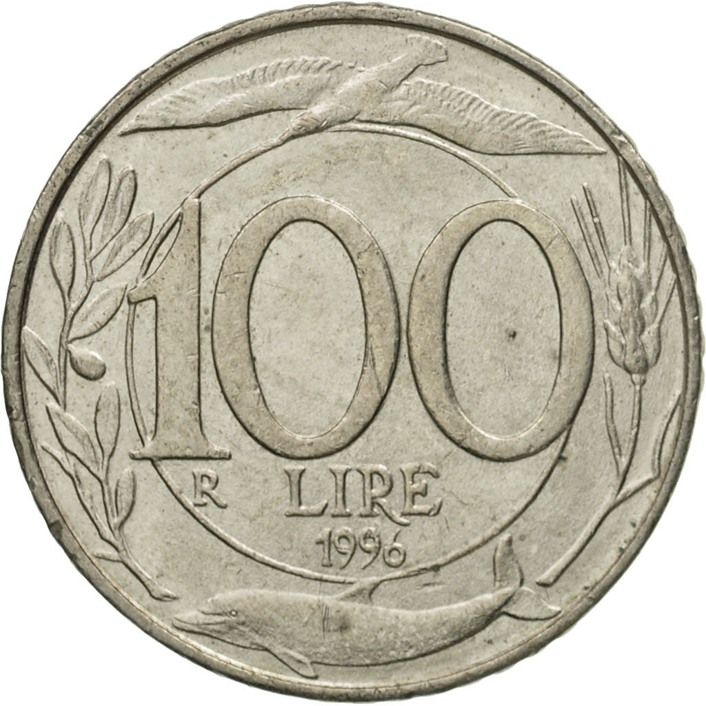 Monnaie, Italie, 100 Lire, 1996, Rome, TTB+, Copper-nickel, KM:159