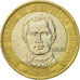 Coin, Dominican Republic, 5 Pesos, 2008, VF(30-35), Bi-Metallic, KM:89