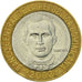 Munten, Dominicaanse Republiek, Franz Joseph I, 5 Pesos, 2002, ZF, Bi-Metallic
